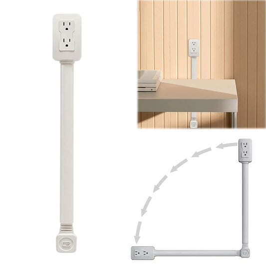 Electrical Outlet Extender Power Socket Sofa Bedside Table Expander